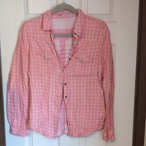 Maurices Pink Utility Jacket Lightweight Top